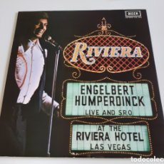 Discos de vinilo: ENGELBERT HUMPERDINK LIVE AT RIVIERA LAS VEGAS