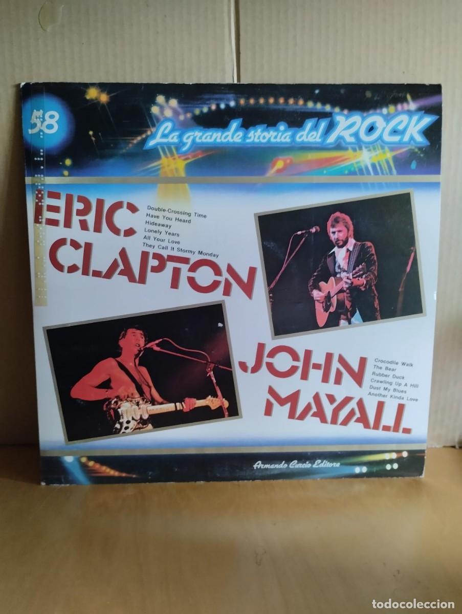 Discos de vinilo: ERIC CLAPTON - JOHN MAYALL ---- LA GRANDE STORIA DEL ROCK - Foto 1
