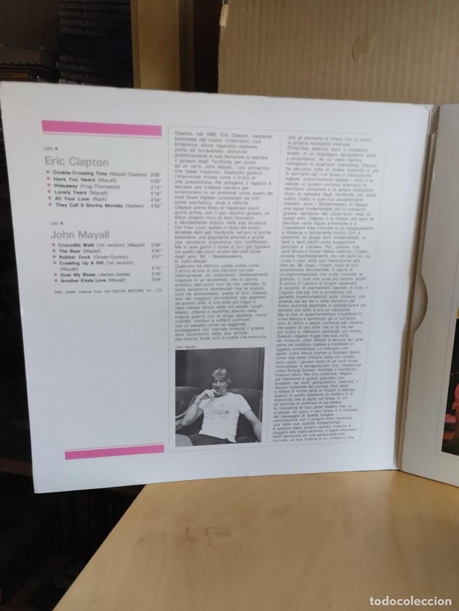 Discos de vinilo: ERIC CLAPTON - JOHN MAYALL ---- LA GRANDE STORIA DEL ROCK - Foto 2