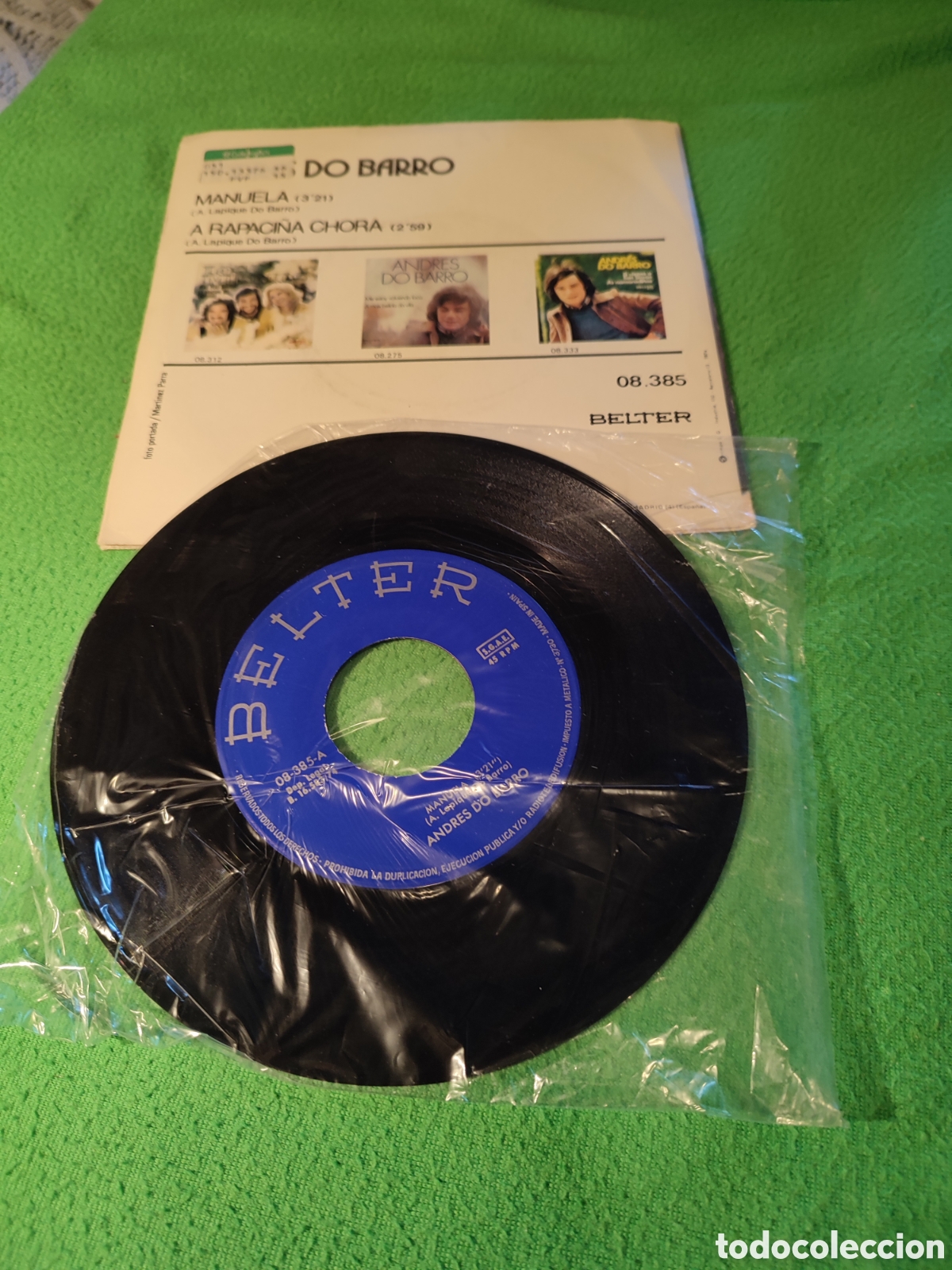Discos de vinilo: Andr&eacute;s do Barro - Manuela - Foto 2