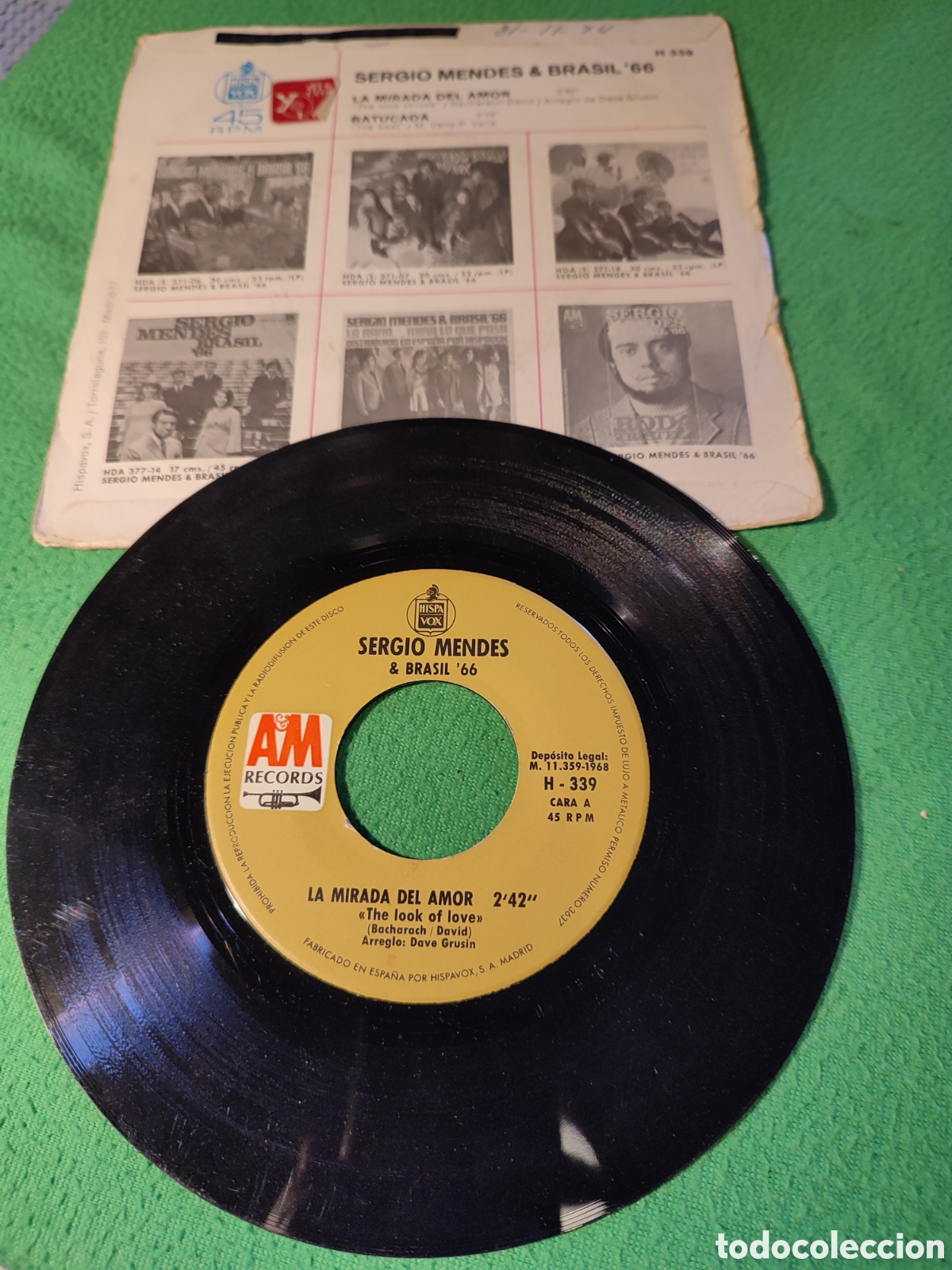 Discos de vinilo: Sergio Mendes & Brasil 66- La mirada del amor - Foto 2