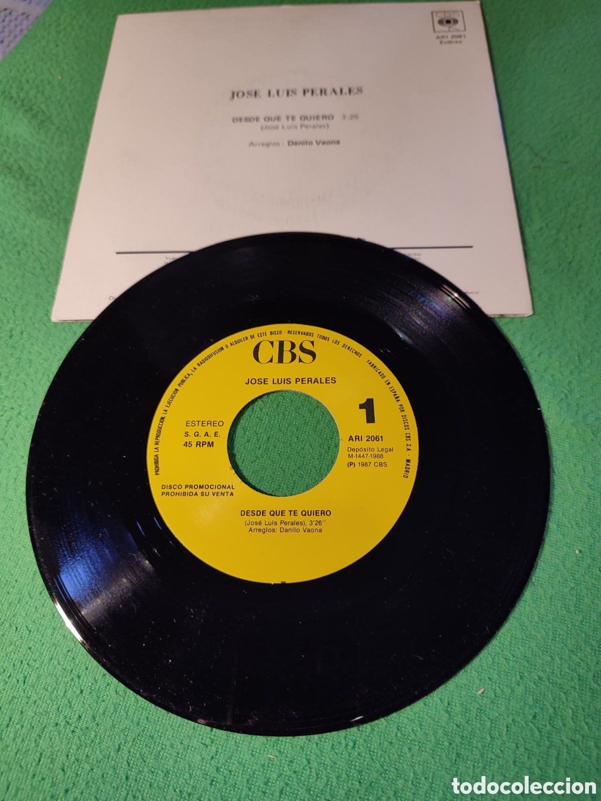 Discos de vinilo: Jos&eacute; Luis Perales - Desde que te quiero - Foto 2