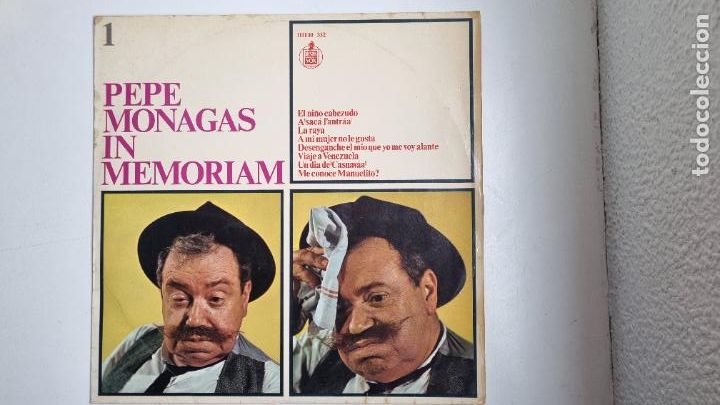 Discos de vinilo: Pepe Monagas - In memoriam (VINILO) - Foto 1