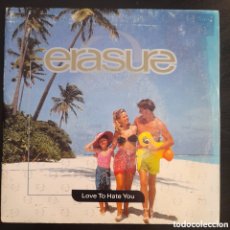 Discos de vinilo: ERASURE – AMOR Y ODIO = LOVE TO HATE YOU. 1991, ESPAÑA. VINILO, 7”, SINGLE, 45 RPM