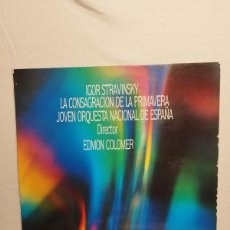 Discos de vinilo: IGOR STRAVINSKI LA CONSAGRACION DE LA PRIMAVERA-PROMO COCA-COLA-JOVEN ORQUESTA NACIONAL DE ESPAÑA-ED