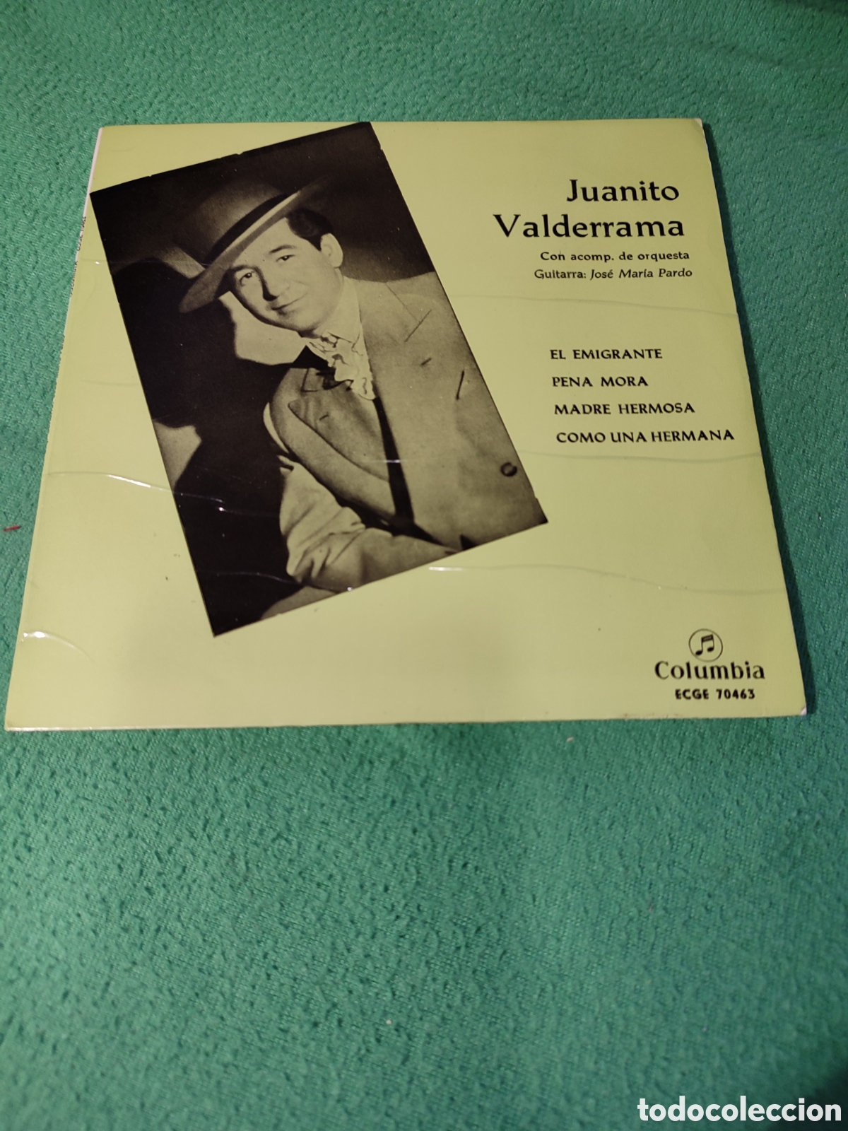 Discos de vinilo: Juanito Valderrama El emigrate + 3 - Foto 1