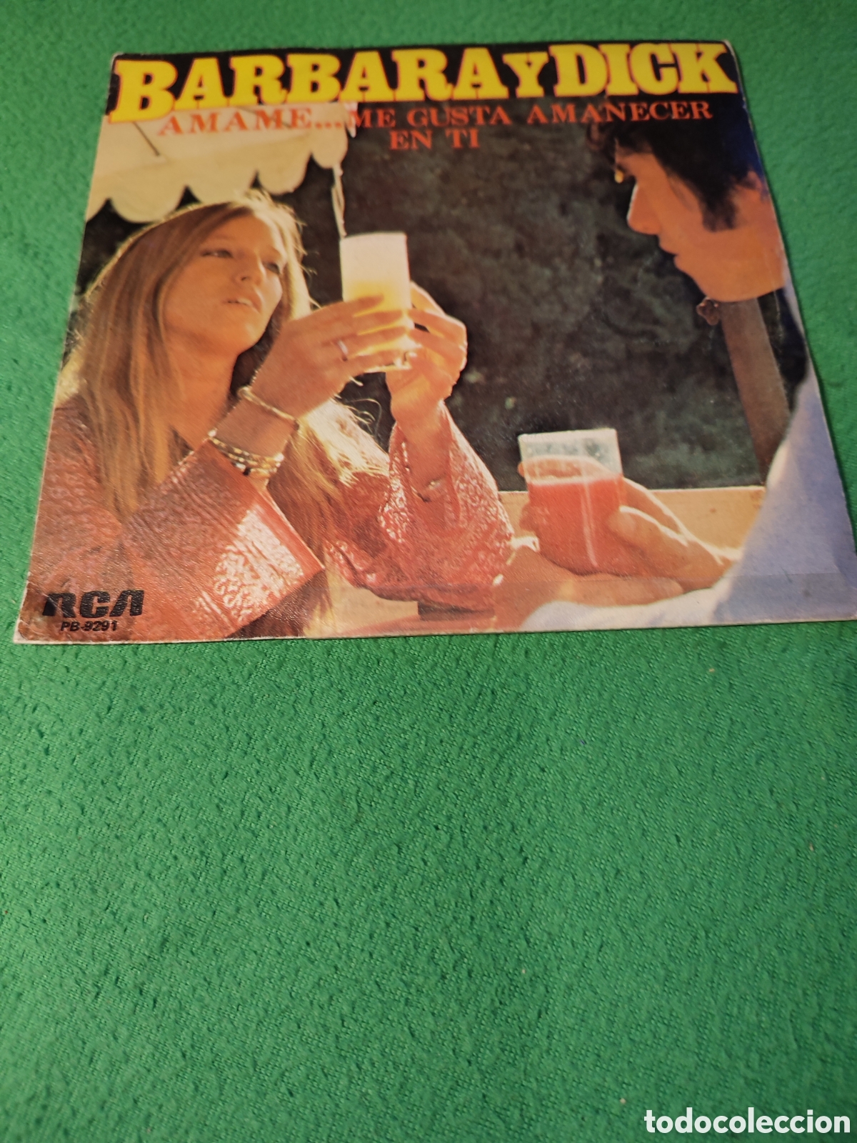Discos de vinilo: Barbara y Dick - Amame...me gusta amanecer.. - Foto 1