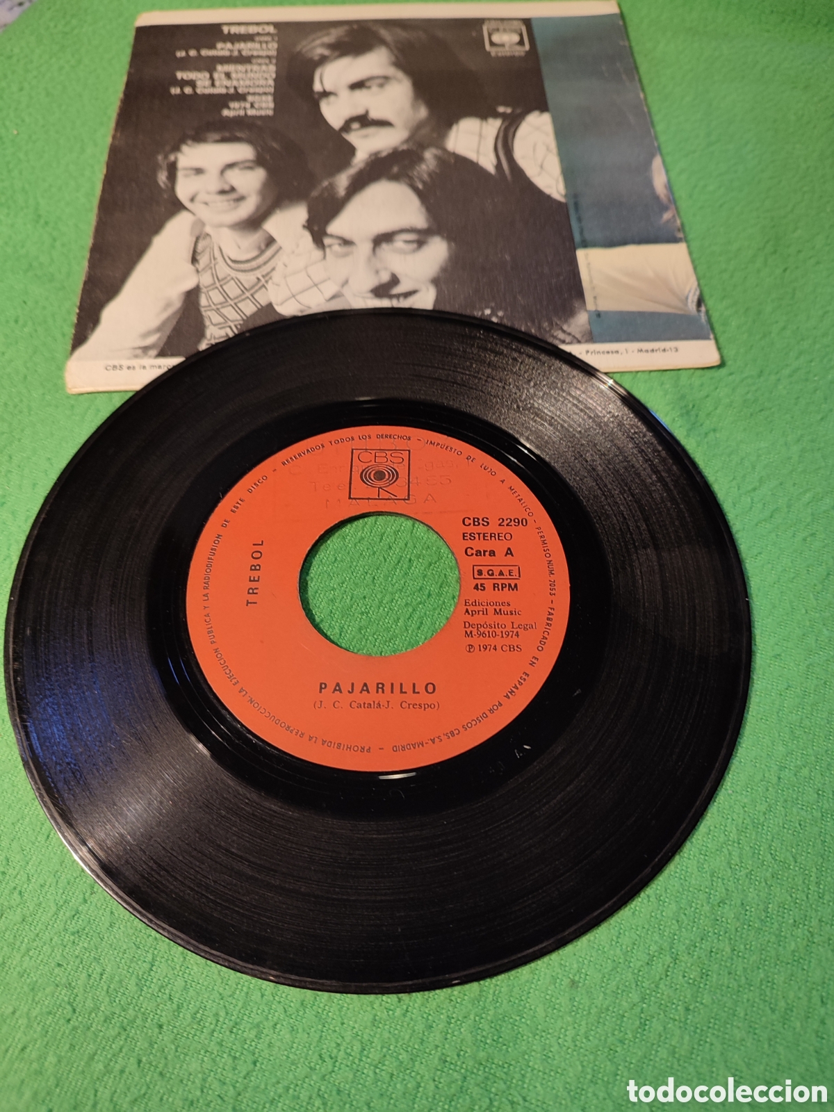 Discos de vinilo: Tr&eacute;bol - Pajarillo - Foto 2