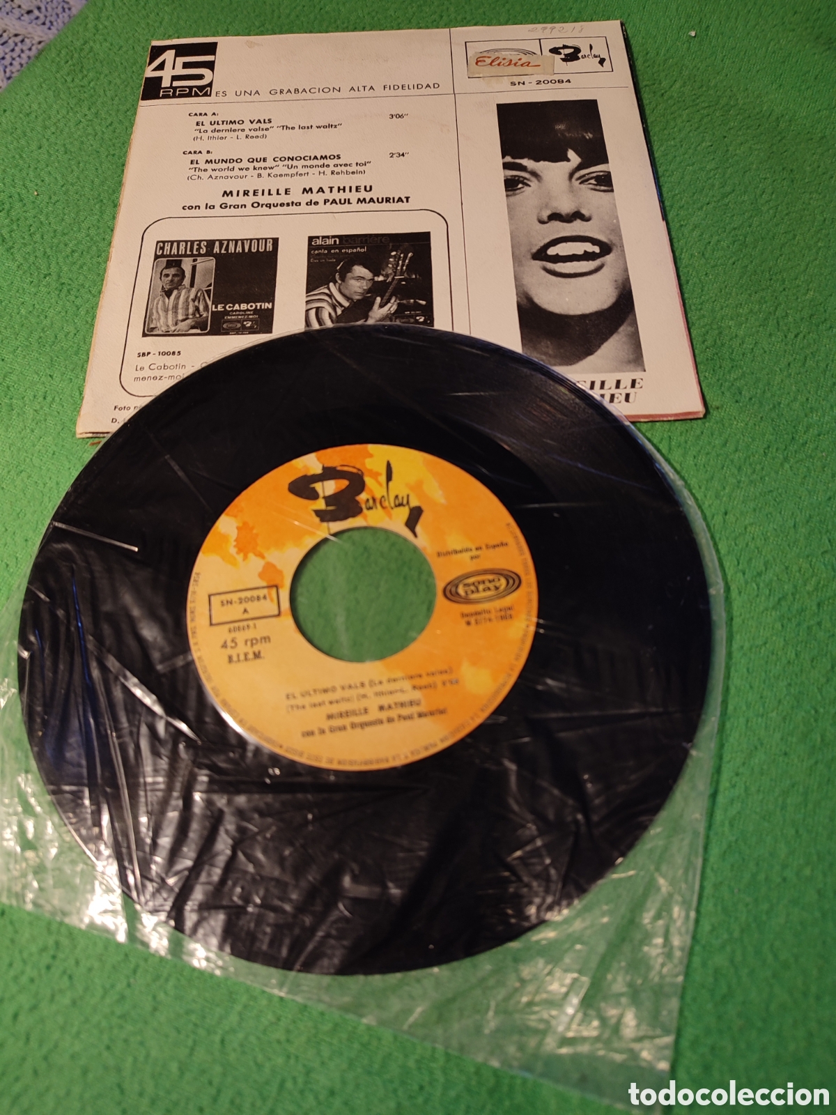 Discos de vinilo: Mireille Mathieu - El ultimo vals - Foto 2