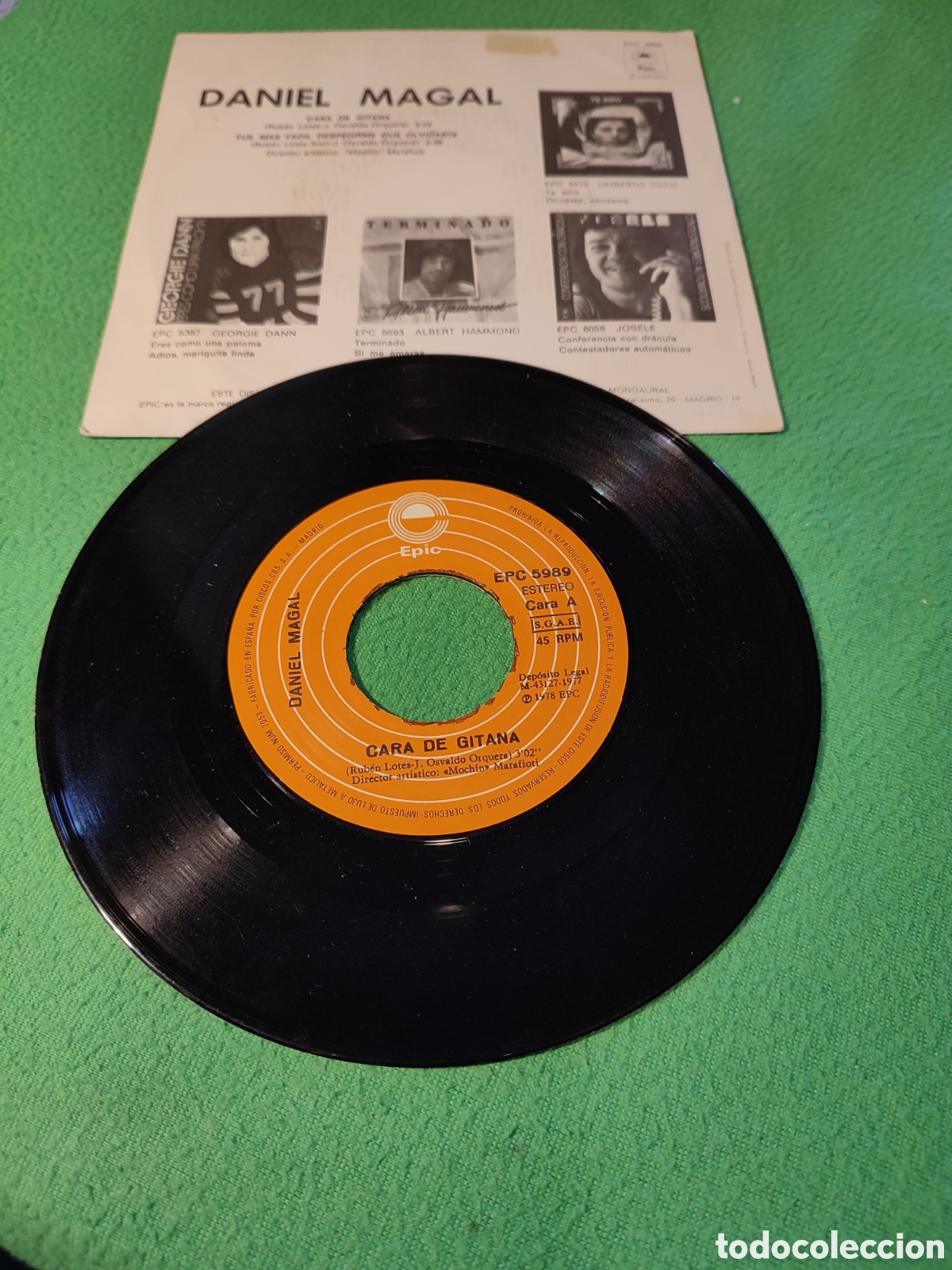 Discos de vinilo: Daniel Magal - Cara de gitana - Foto 2