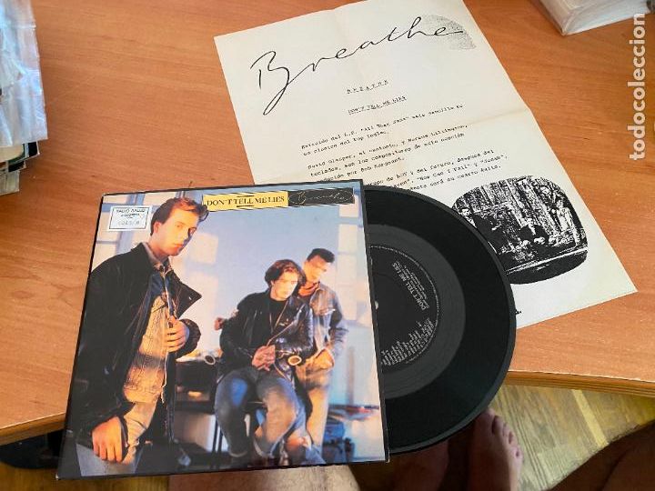 Discos de vinilo: BREATHE (DON'T TELL ME LIES) SINGLE 1989 CON HOJA PROMO (EPI25)
