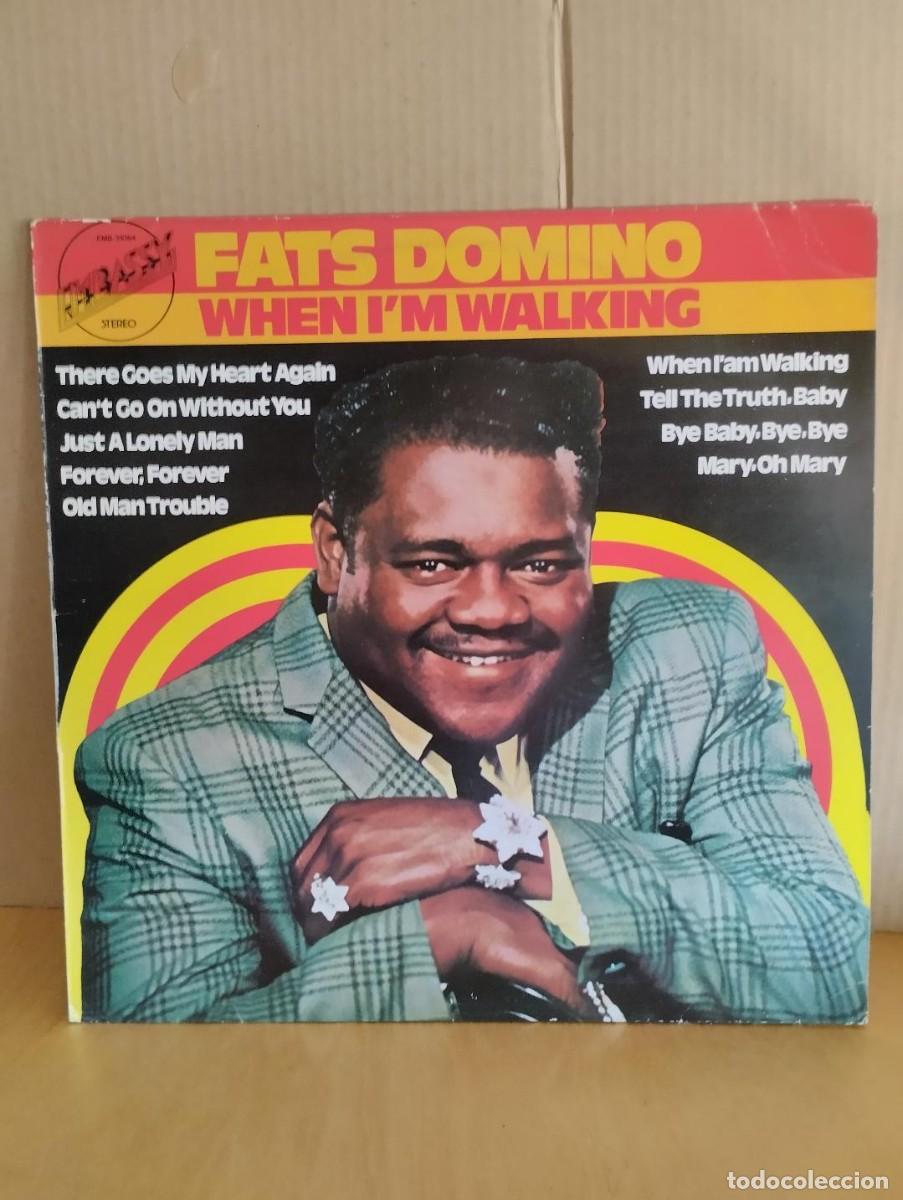 Discos de vinilo: FATS DOMINO ---- WHEN I&acute;M WALKING - Foto 1
