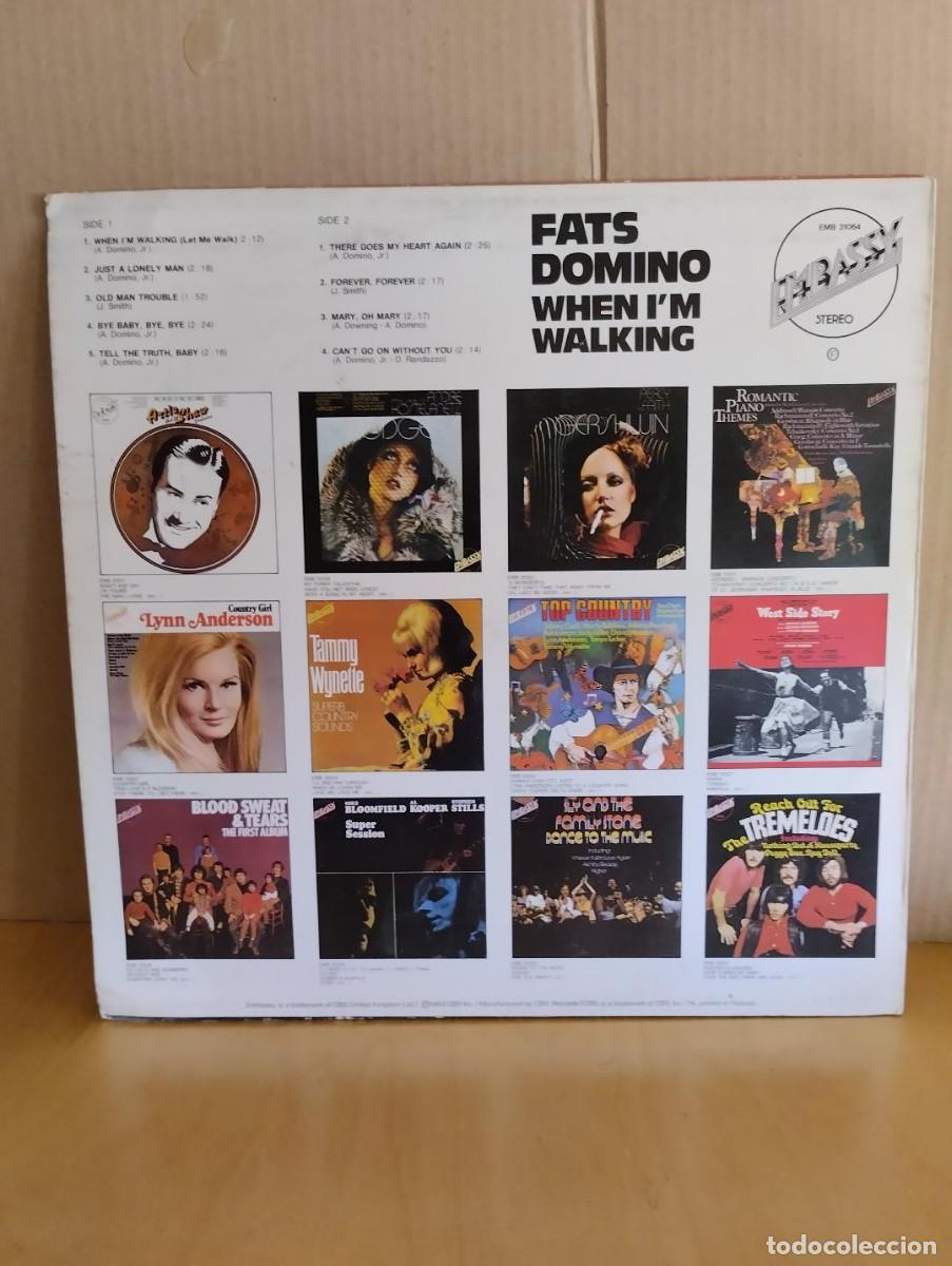 Discos de vinilo: FATS DOMINO ---- WHEN I&acute;M WALKING - Foto 2