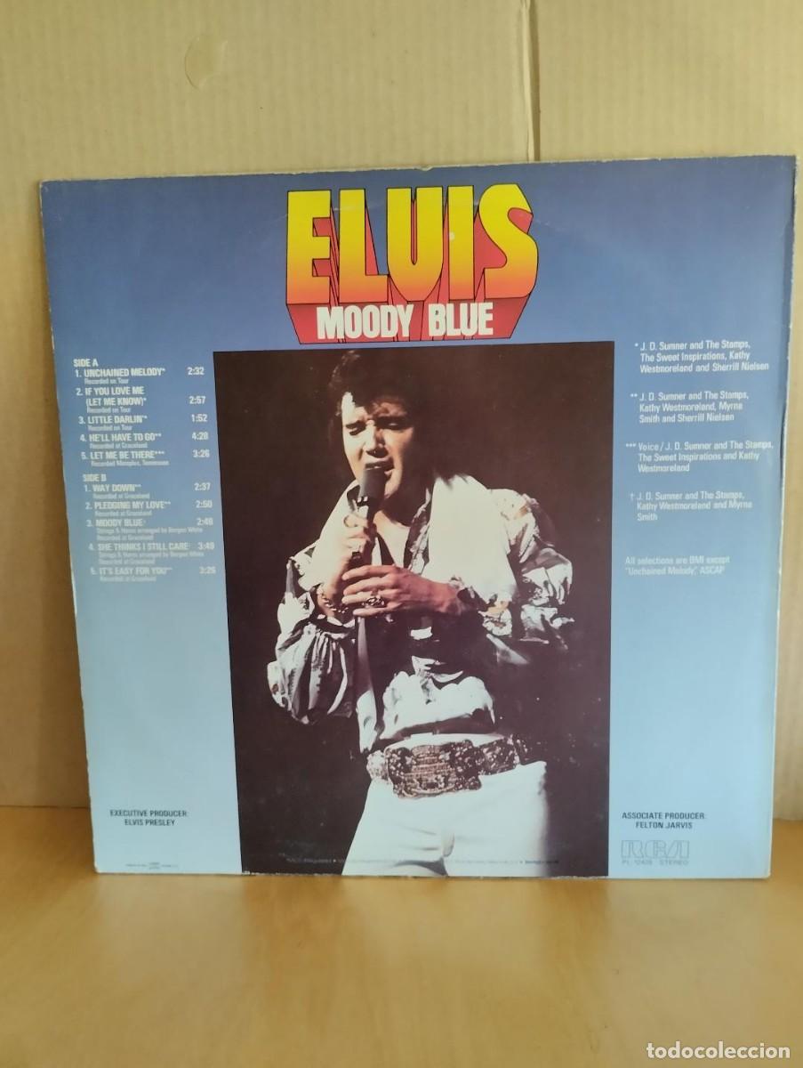 Discos de vinilo: ELVIS PRESLEY ---- MOODY BLUE - Foto 2
