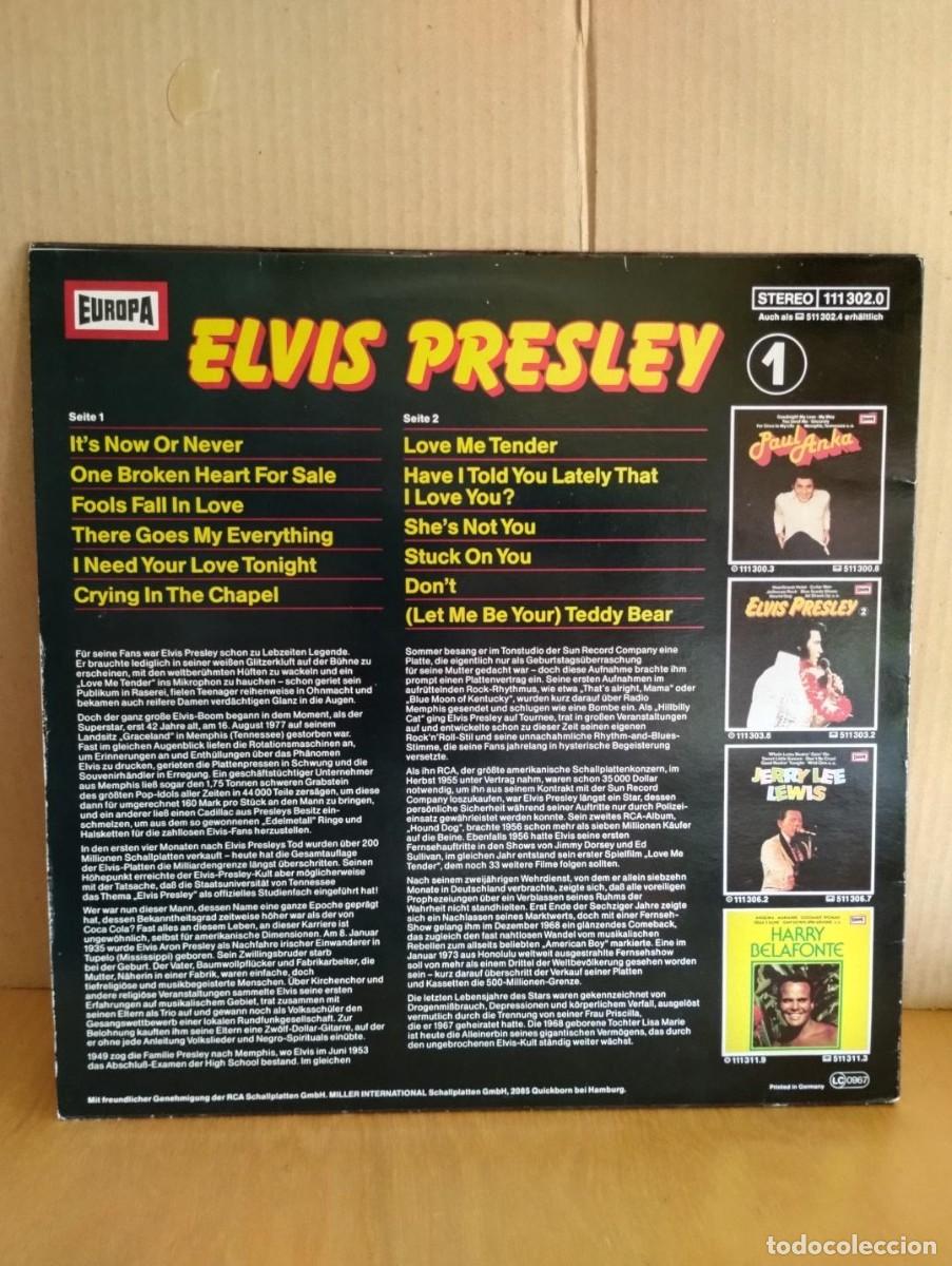 Discos de vinilo: ELVIS PRESLEY ---- ORIGINAL HITS - Foto 2
