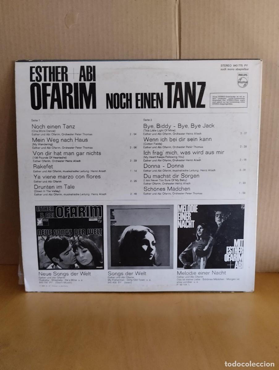 Discos de vinilo: ESTHER + ABI OFARIM ---- NOCH EINEN TANZ - Foto 2