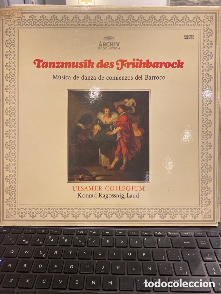 Discos de vinilo: TANZMUSIK DES FRUHBAROCK - MUSICA COMIENZOS DEL BARROCO - ULSAMER, COLLEGIUM LP SPAIN 1976