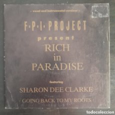 Discos de vinilo: F.P.I. PROJECT FEAT. SHARON DEE CLARKE – RICH IN PARADISE ”GOING BACK TO MY ROOTS”. PROMO. ESPAÑA