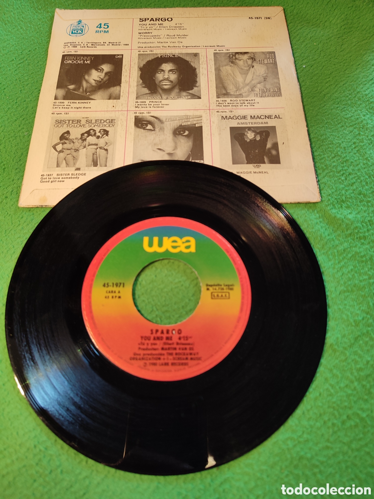 Discos de vinilo: Spargo - You and me - Foto 2