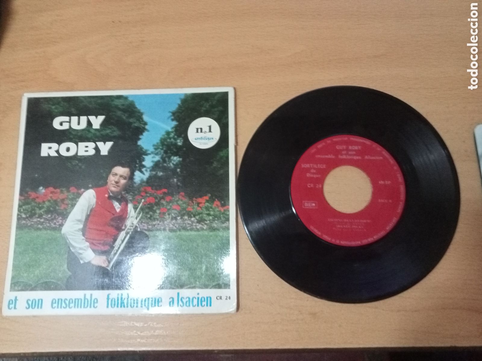 Discos de vinilo: Guy Roby Et Son Ensemble Folklorique Alsacient Single 7&rdquo; - Foto 1