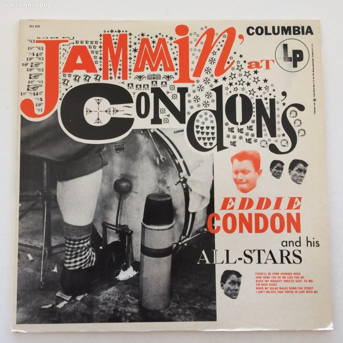 Dischi in vinile: Eddie Condon And His All-Stars &lrm;&ndash; Jammin' At Condon's , USA CBS Special Products