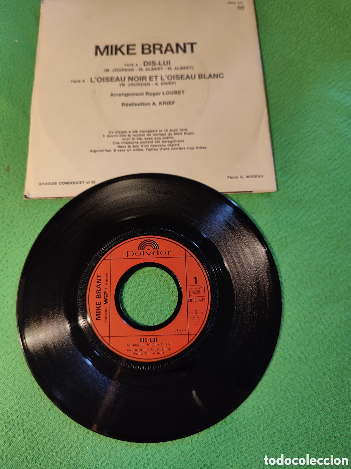 Discos de vinilo: Mike Brant - Dis-Lui - Foto 2