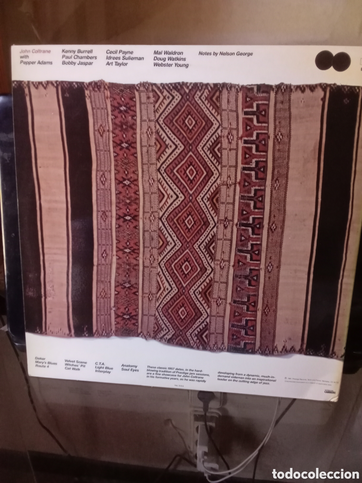 Discos de vinilo: JOHN COLTRANE &rdquo; DAKAR &rdquo; 1957 DOBLE LP Copia 1981 - Foto 4