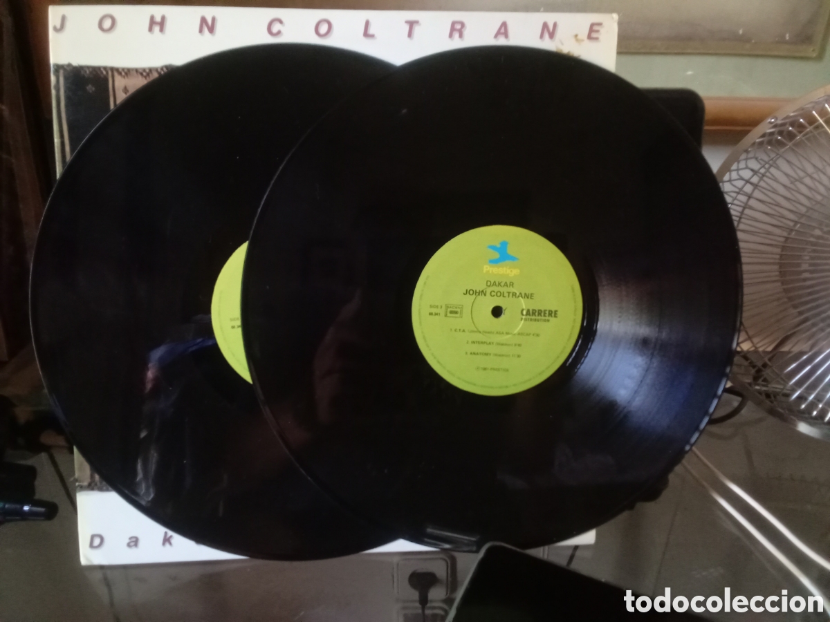 Discos de vinilo: JOHN COLTRANE &rdquo; DAKAR &rdquo; 1957 DOBLE LP Copia 1981 - Foto 8