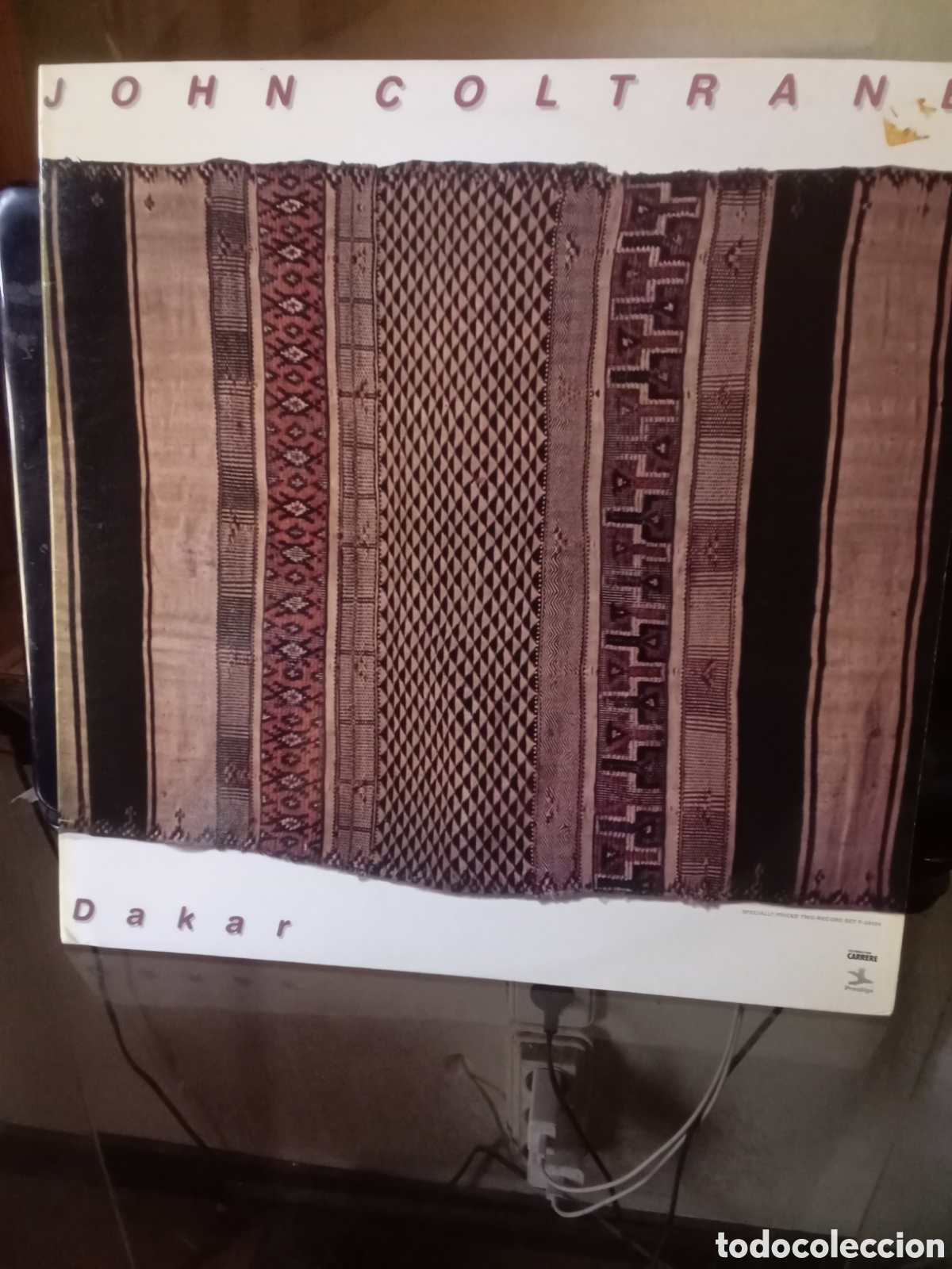 Discos de vinilo: JOHN COLTRANE &rdquo; DAKAR &rdquo; 1957 DOBLE LP Copia 1981 - Foto 1