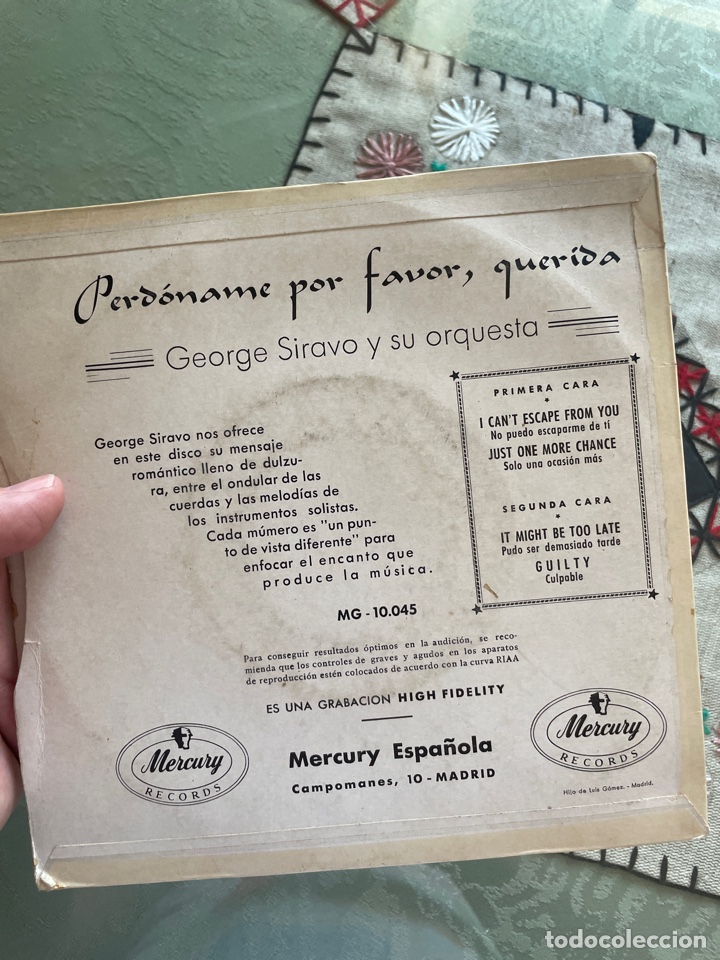 Discos de vinilo: EP DISCO VINILO: GEORGE SIRAVO - Foto 3