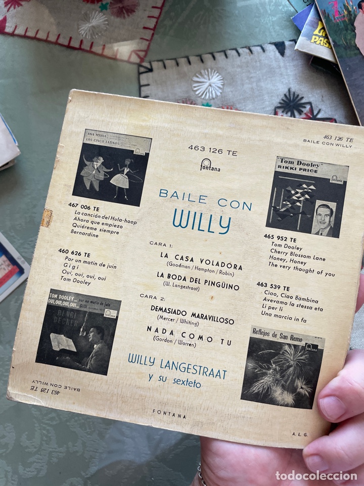 Discos de vinilo: Baile con willy EP DISCO VINILO: - Foto 2