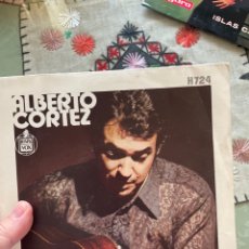 Discos de vinilo: ALBERTO CORTEZ (NO SOY DE AQUI / LA SOLEDAD) EP DISCO VINILO