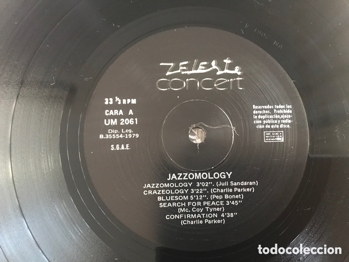 Discos de vinilo: Jazzmology. Jazzcom. Edigsa. Zeleste 1979. Dificil&iacute;simo - Foto 6