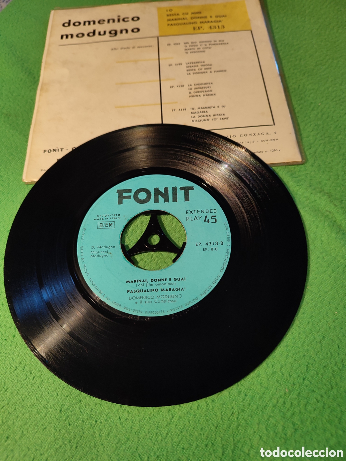 Discos de vinilo: Domenico Modugno - Io + 3 - Foto 2