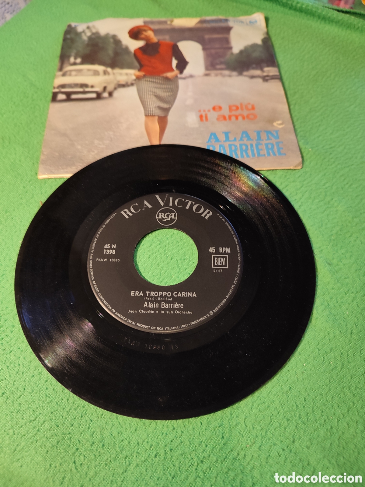 Discos de vinilo: Alain Barriere - E piu ti amo - Foto 2