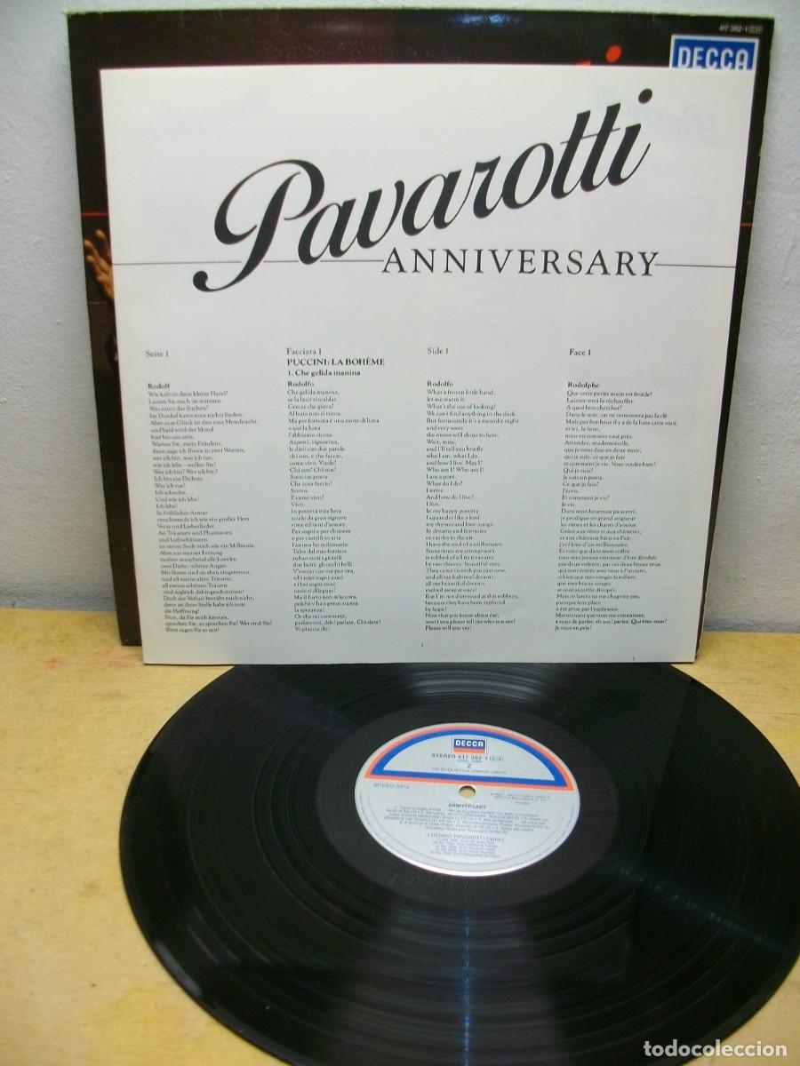 Discos de vinilo: Pavarotti - ANNIVERSARY LP - Foto 3