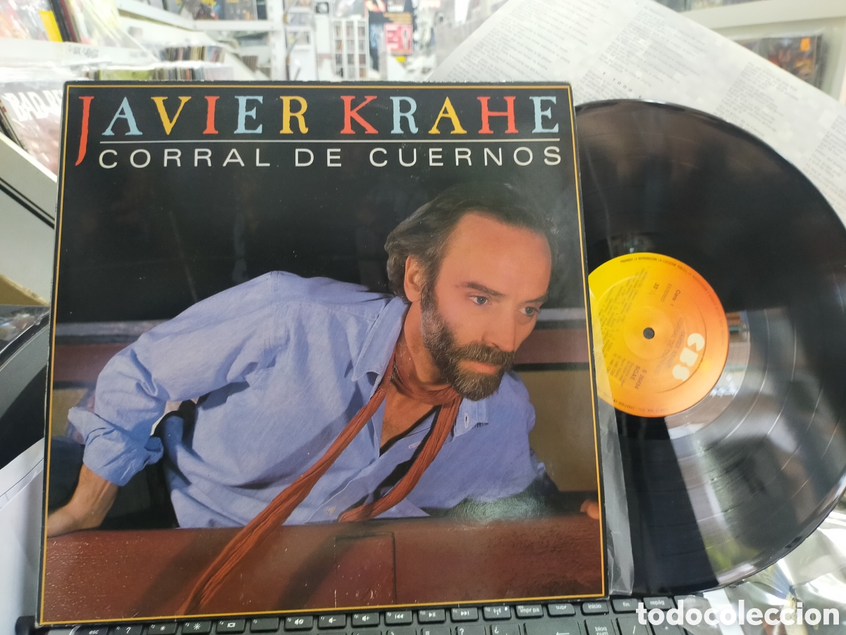 Discos de vinilo: Javier krahe LP corral de cuernos 1985 - Foto 1