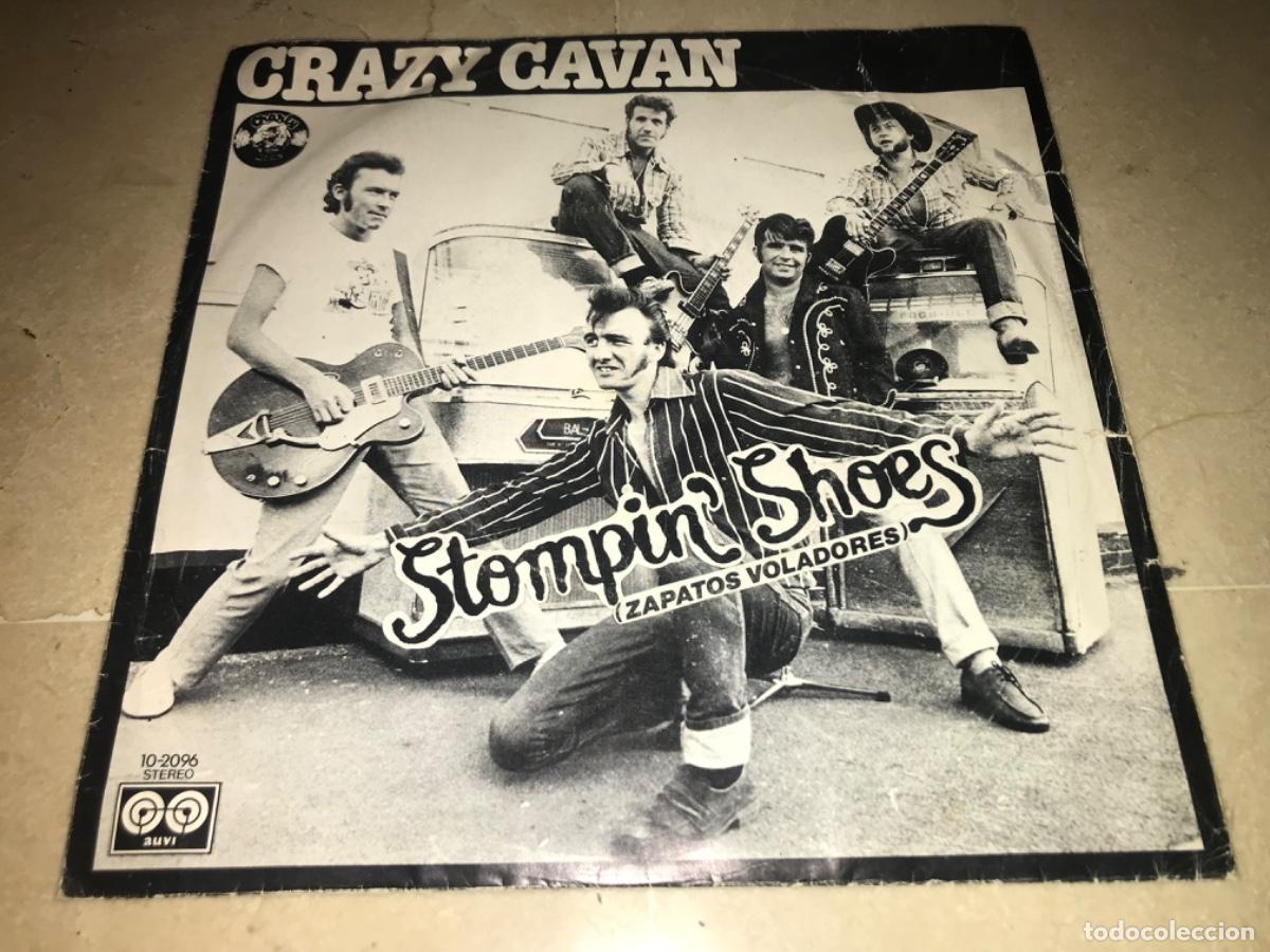 Discos de vinilo: CRAZY CAVAN-STOMPIN&acute; SHOES-ORIGINAL 1980