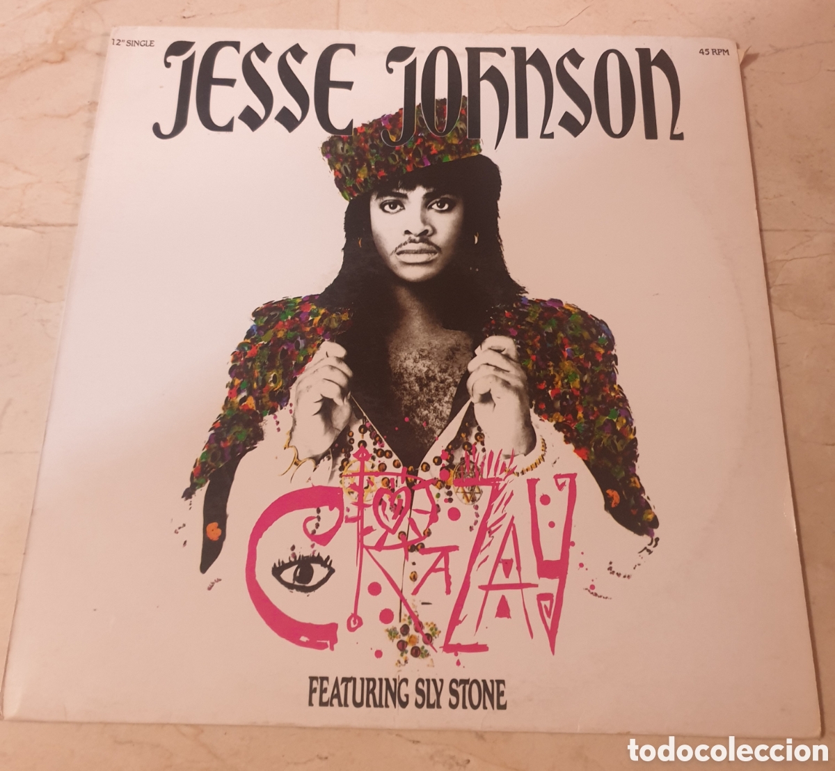 Discos de vinilo: Jesse Johnson&nbsp;Featuring&nbsp;Sly Stone&nbsp;&ndash;&nbsp;Crazay - Foto 1