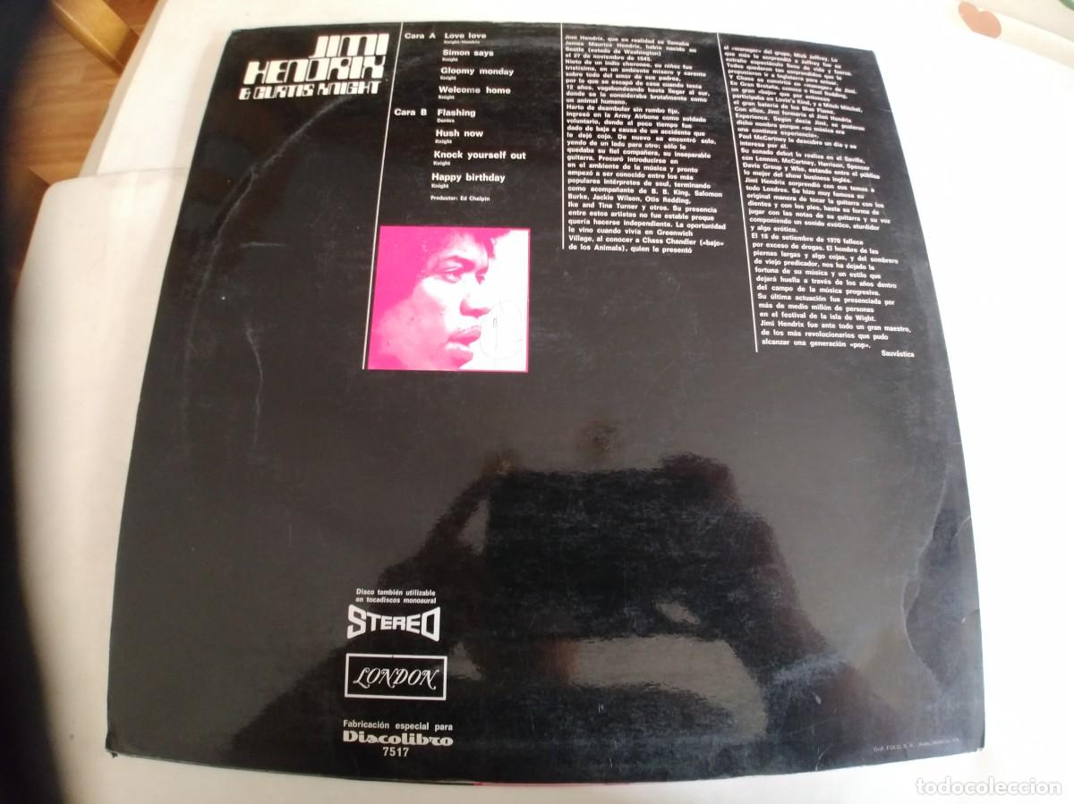 Discos de vinilo: JIMI HENDRIX & CURTIS KNIGHT-LP 1970-DISCOLIBRO - Foto 2