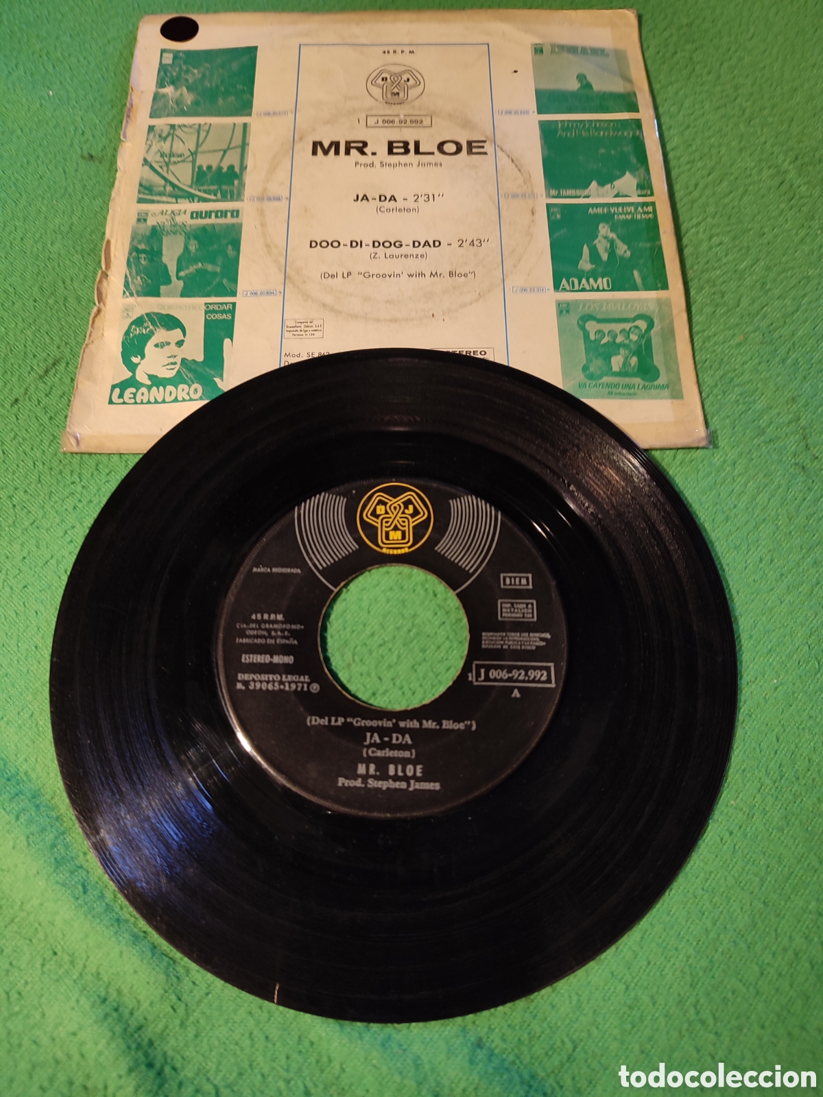 Discos de vinilo: Mr. Bloe - Ja-Da - Foto 2