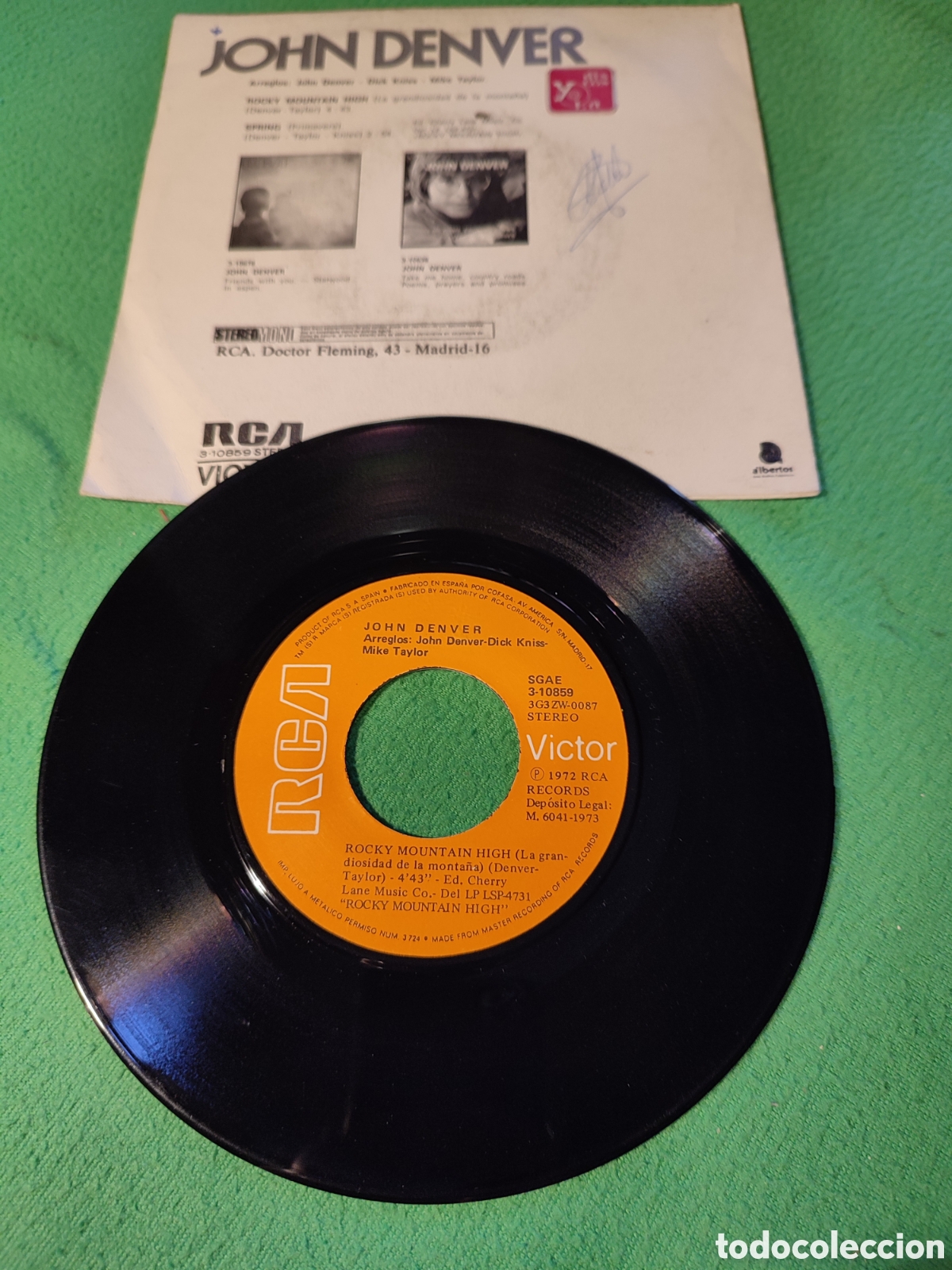 Discos de vinilo: John Denver - Rocky mountain high - Foto 2