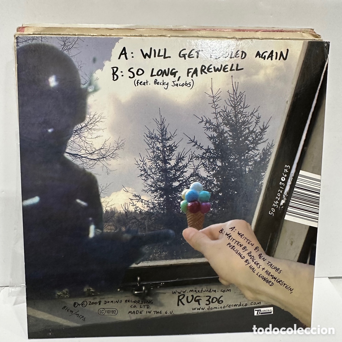 Discos de vinilo: Max Tundra - Will Get Fooled Again (7&rdquo;, Single) - Foto 3