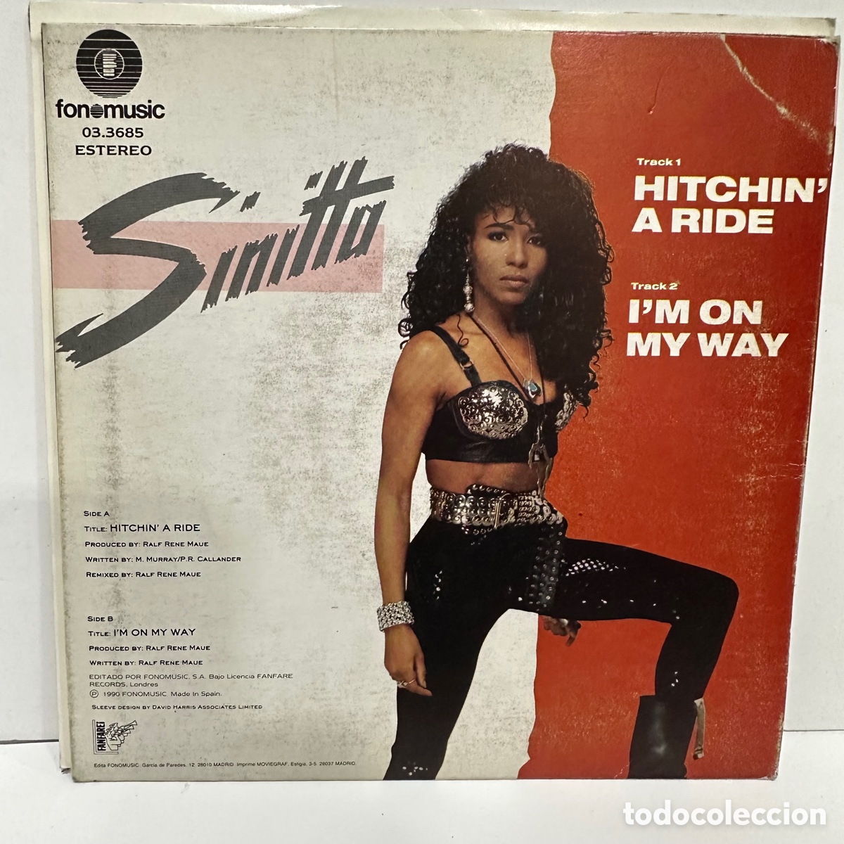 Discos de vinilo: Sinitta - Hitchin A Ride (7&rdquo;) - Foto 2