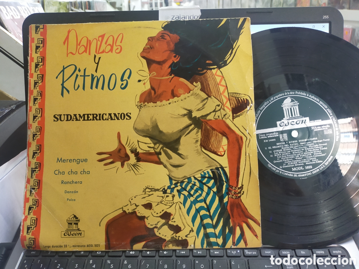 Disques de vinyle: Danzas y ritmos sudamericanos lp 10'' escuchado