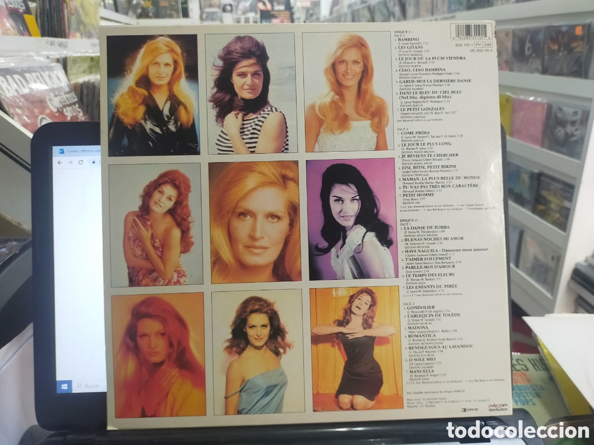 Discos de vinilo: Dalida doble LP Bambino Francia - Foto 2