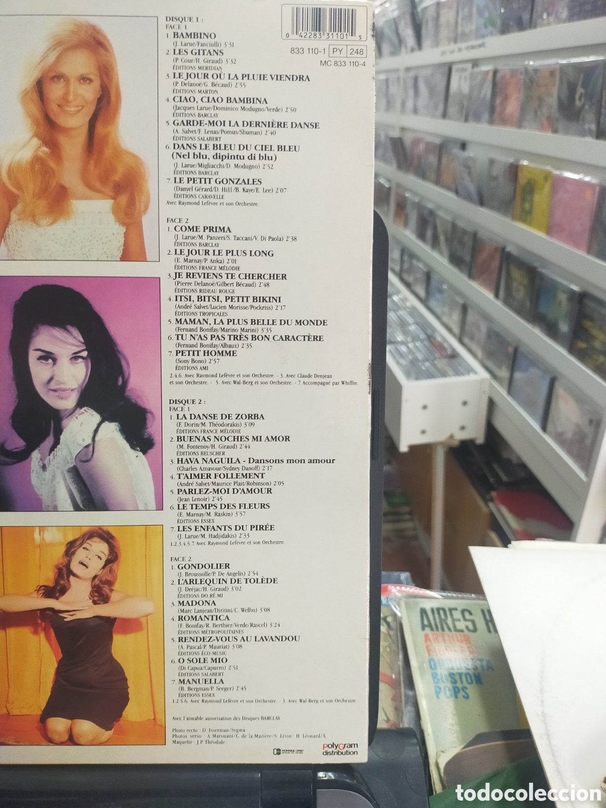 Discos de vinilo: Dalida doble LP Bambino Francia - Foto 3