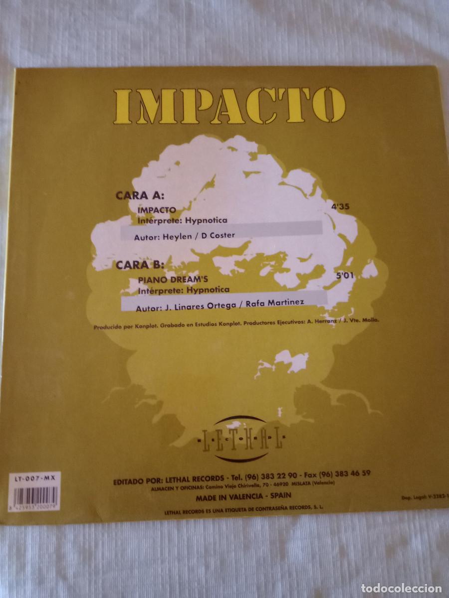 Discos de vinilo: HYPNOTICA IMPACTO MAXI 12 - Foto 2