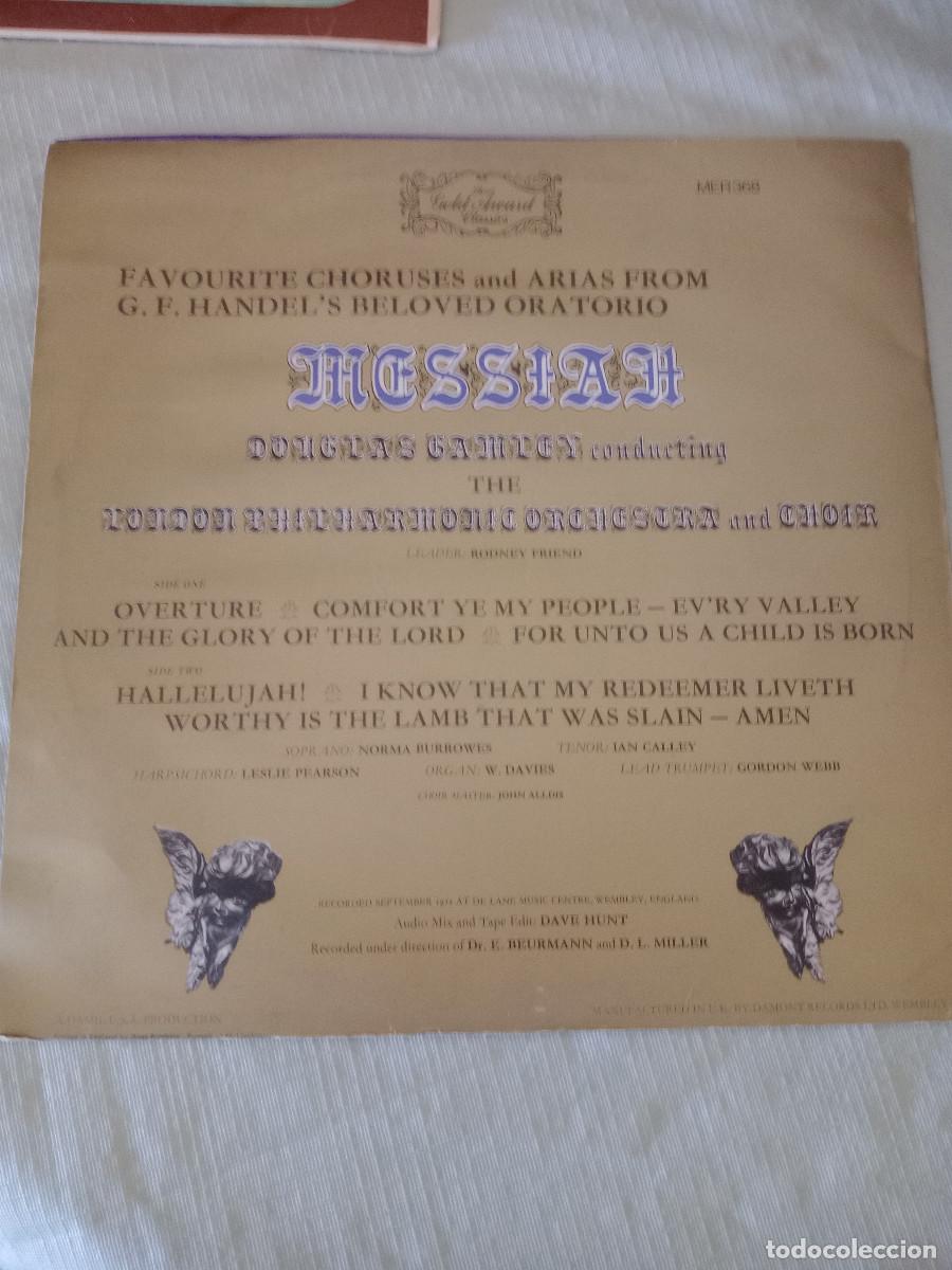 Discos de vinilo: HANDEL THE MESSIAH - Foto 2