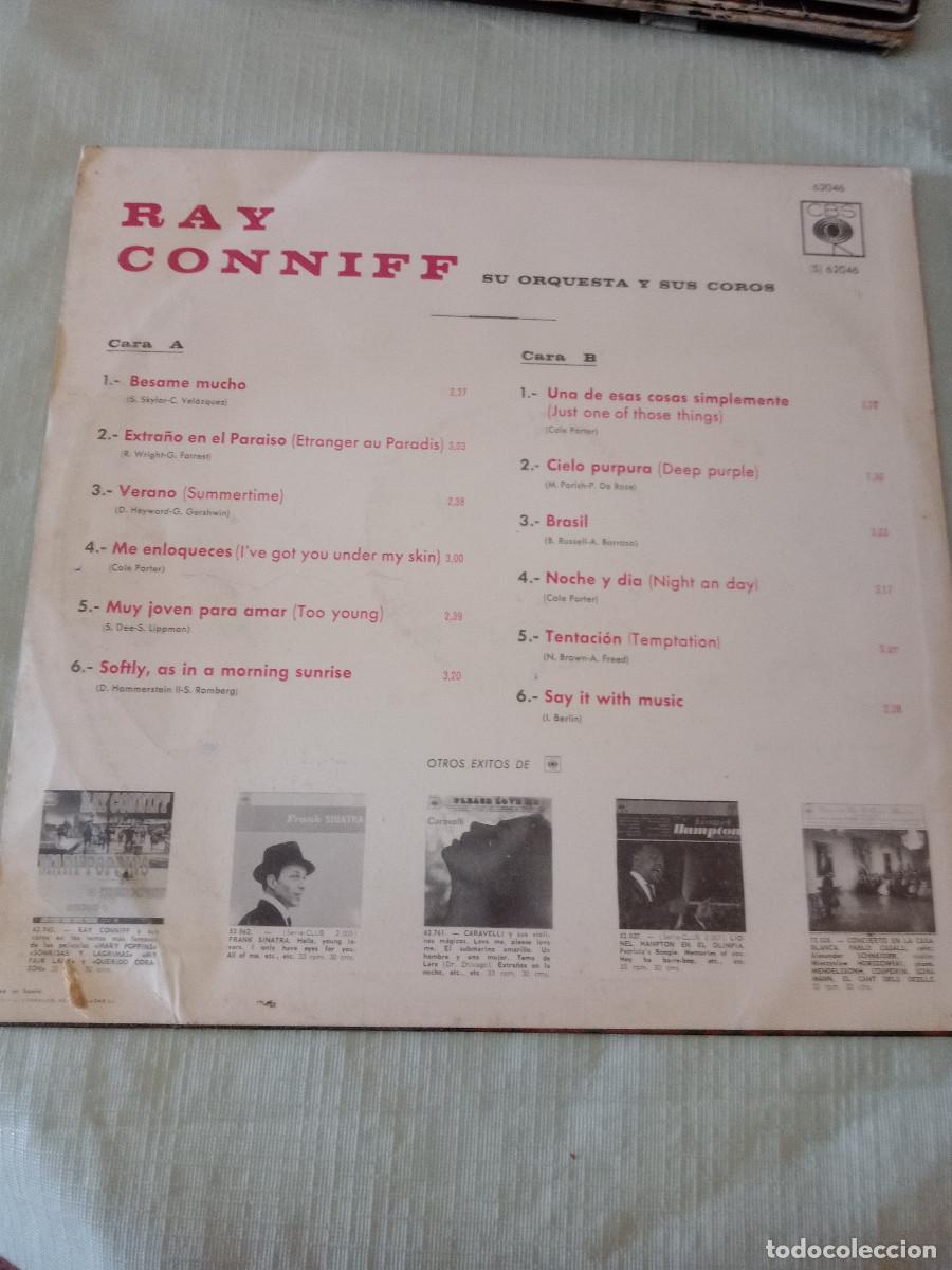 Discos de vinilo: RAY CONNIFF / SAY IT WITH MUSIC - Foto 2